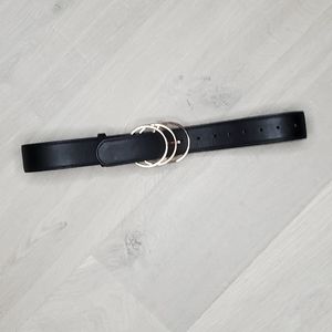 Brand new Black triple ring belt